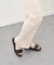 【Oh my Sandals】ベルクロローヒールサンダル