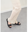 【Oh my Sandals】ベルクロローヒールサンダル