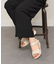 【Oh my Sandals】ベルクロローヒールサンダル