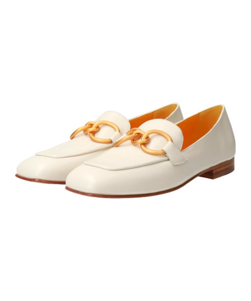 【mara bini】スクエアトウチェーンローファー