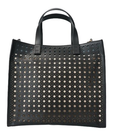 【MARION TOUFET】カットワークレザートートバッグ