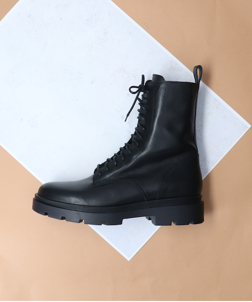 ＜FABIO RUSCONI＞レザー レースアップ ブーツ ○ファビオルスコーニ FABIO RUSCONI レースアップブーツ