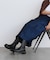 【INTER-CHAUSSURES】ラウンドトウバックストレッチロングブーツ