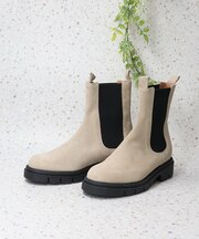 【CORSO ROMA,9】ラウンドトウサイドゴアショートブーツ