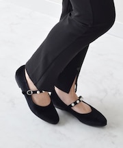 《新色入荷》【BRIDGET BIRKIN】パールストラップメリージェーンパンプス