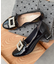 【BRIDGET BIRKIN】バックルビジューヒールアップローファー