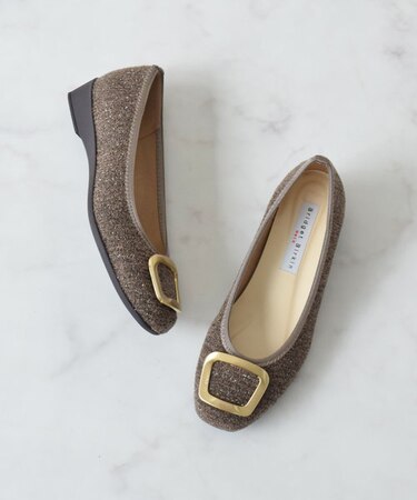 【BRIDGET BIRKIN WALK】バックルモチーフウォーキングパンプス