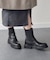 【INTER-CHAUSSURES】ラウンドトウベーシックサイドゴアブーツ 