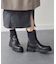 【INTER-CHAUSSURES】ラウンドトウベーシックサイドゴアブーツ 