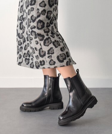 【LUCA GROSSI】インサイドジップサイドゴアブーツ