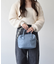 【RIPANI】シュリンクレザースモールハンドバッグ