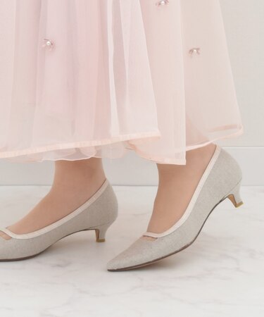 【Bridget Birkin】甲アクセントポインテッドパンプス(551031)