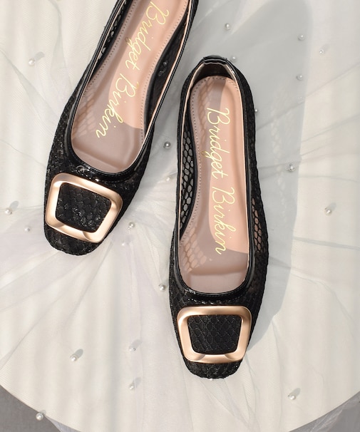 【Bridget Birkin】チュールバックルパンプス(551520)