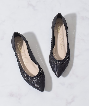 【Bridget Birkin】編み込みフラットシューズ(551523)