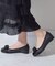 【Bridget Birkin Walk】グログランリボン切替ウォーキングパンプス(555223)