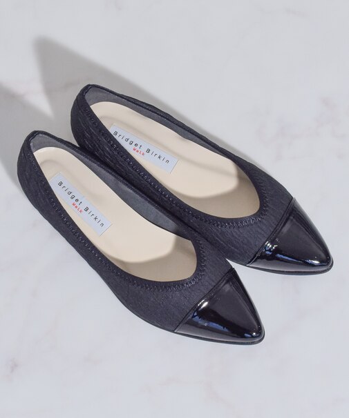 【Bridget Birkin Walk】切替ポインテッドウォーキングパンプス(555227)