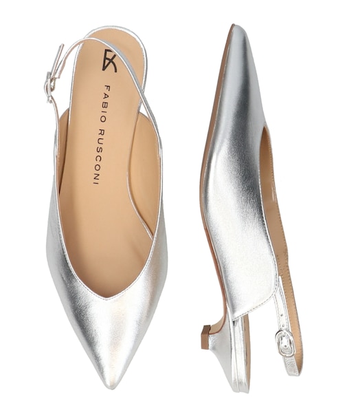 【FABIO RUSCONI】キトゥンヒールバックバンドパンプス(F51307)