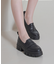 《新色入荷》【bussola】撥水厚底デザインソールローファー