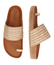 【ITALIAN SHOEMAKERS】サムリングトングフットベッドサンダル(952348)