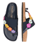 【ITALIAN SHOEMAKERS】フラワーストラップフットベッドサンダル(952349)