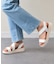 【Oh my Sandals】クッションインソール厚底サンダル(E52108)
