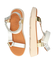 【Oh my Sandals】カラーコンビ厚底ベルクロサンダル(E52109)