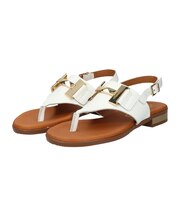 【Oh my Sandals】ラウンドトウオーナメントトングサンダル(E52202)