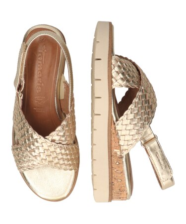 【Tamaris】イントレチャートクロスベルトサンダル(455706)