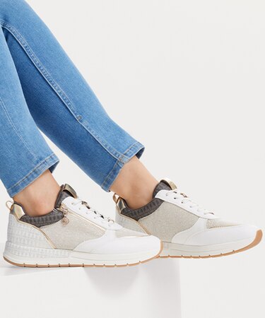 【TAMARIS】サイドジップスニーカー