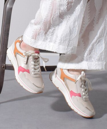 【Tamaris】サイドジップコンビスニーカー(455803)