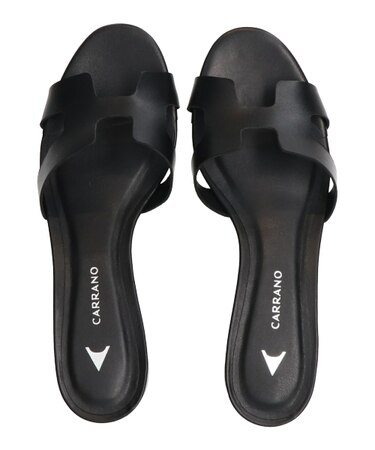 【CARRANO】4.5cmヒールミュールサンダル(652304)