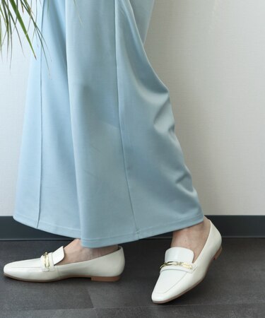 【PARADIS COULEUR】フラットチェーンローファー-(31606P)