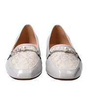【Bridget Birkin】レースコンビパールビットローファー-(51625B)