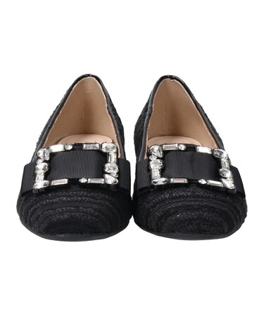 【Bridget Birkin】ビジューバックルローファー-(51626B)