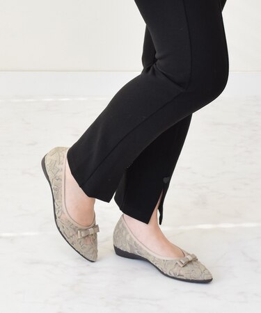 【Bridget Birkin Walk】チュールレースウォーキングパンプス-(55229B)