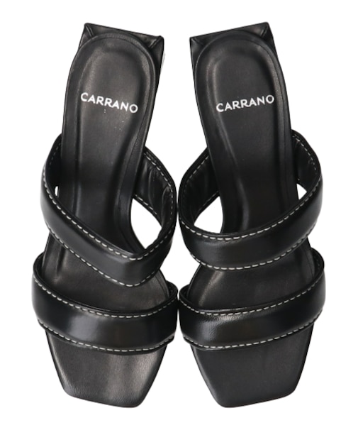 【CARRANO】ダブルストラップスクエアトゥサンダル-(62000C)