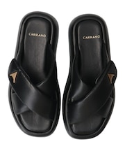 【CARRANO】パテッドベルトボリュームソールサンダル-(62301C)
