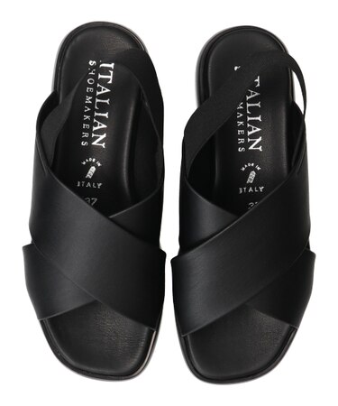 【ITALIAN SHOEMAKERS】厚底クロスサンダル-(92121T)