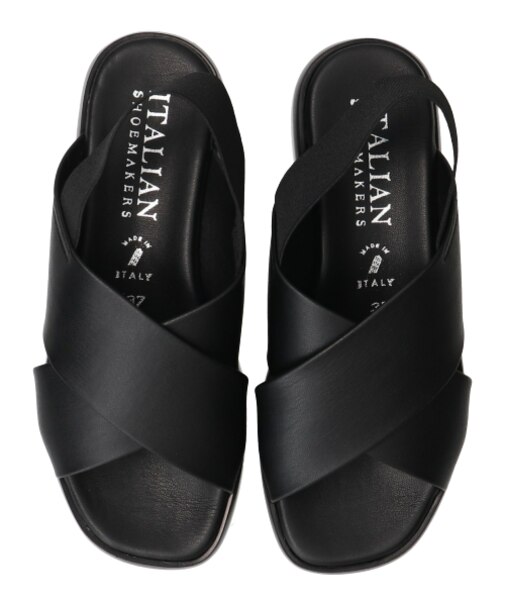 【ITALIAN SHOEMAKERS】厚底クロスサンダル-(92121T)