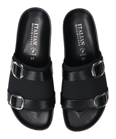 【ITALIAN SHOEMAKERS】ダブルベルトフットベッドサンダル-(92210T)