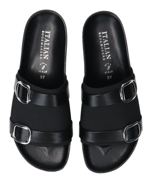【ITALIAN SHOEMAKERS】ダブルベルトフットベッドサンダル-(92210T)