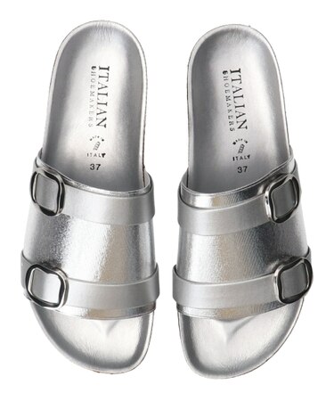 【ITALIAN SHOEMAKERS】ダブルベルトフットベッドサンダル-(92210T)