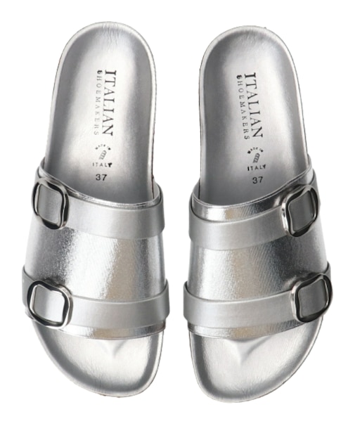 【ITALIAN SHOEMAKERS】ダブルベルトフットベッドサンダル-(92210T)
