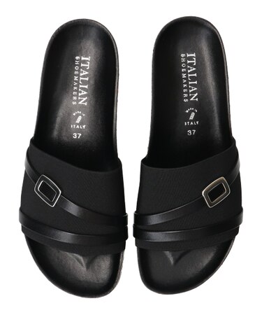 【ITALIAN SHOEMAKERS】フットベッドミュールサンダル-(92212T)
