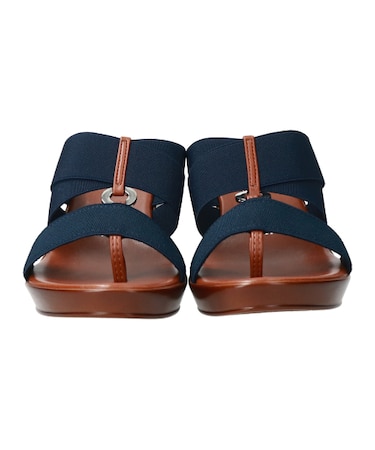 【ITALIAN SHOEMAKERS】厚底エラスティックサンダル-(92355T)