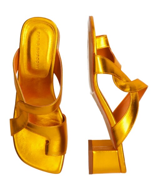 【FABIO RUSCONI】スクエアトウトングサンダル-(F2002F)