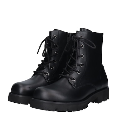 【PARADIS COULEUR】オブリークトウ撥水レースアップブーツ