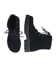 【PARADIS COULEUR】オブリークトウ撥水レースアップブーツ