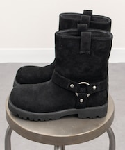 《撥水仕様》【PARADIS COULEUR】オブリークトウリングエンジニアブーツ