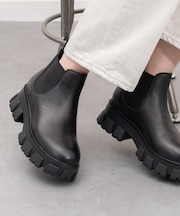 【PARADIS COULEUR】防滑ソール撥水サイドゴアアンクルブーツ